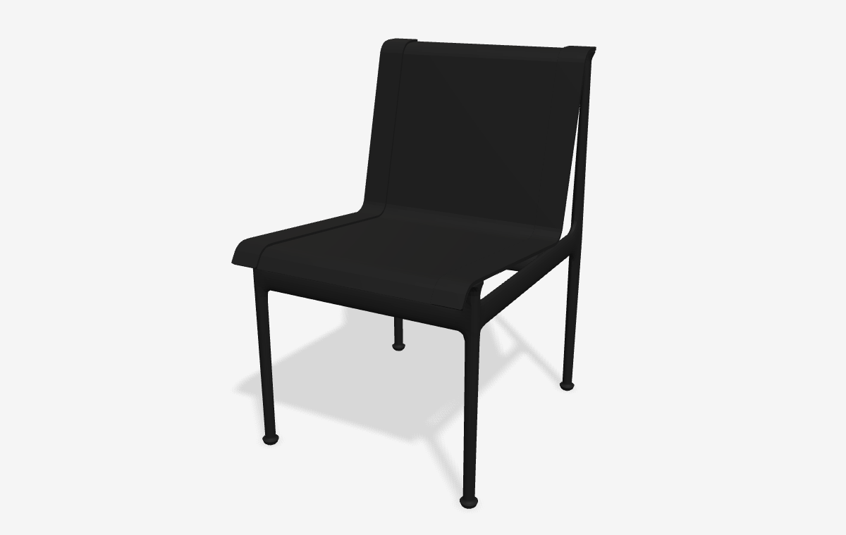 1966 Dining Armless Chair i 3D