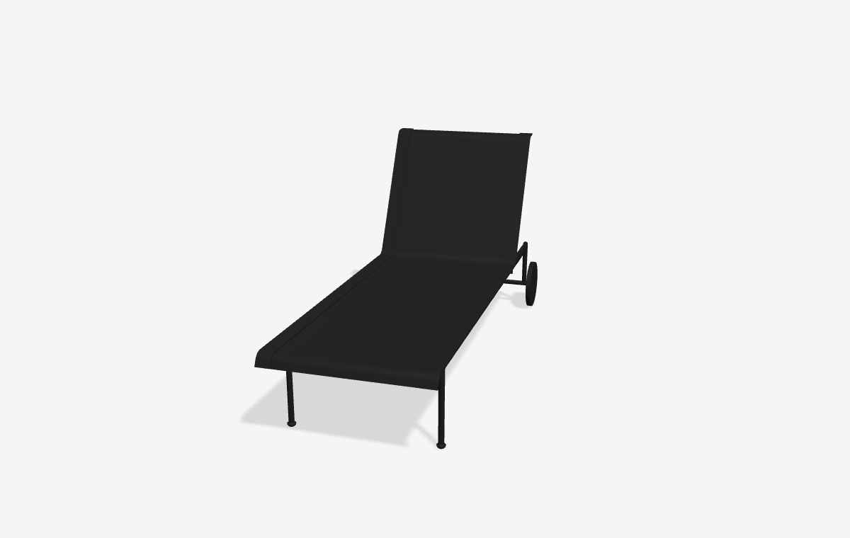 1966 Adjustable Chaise Lounge i 3D