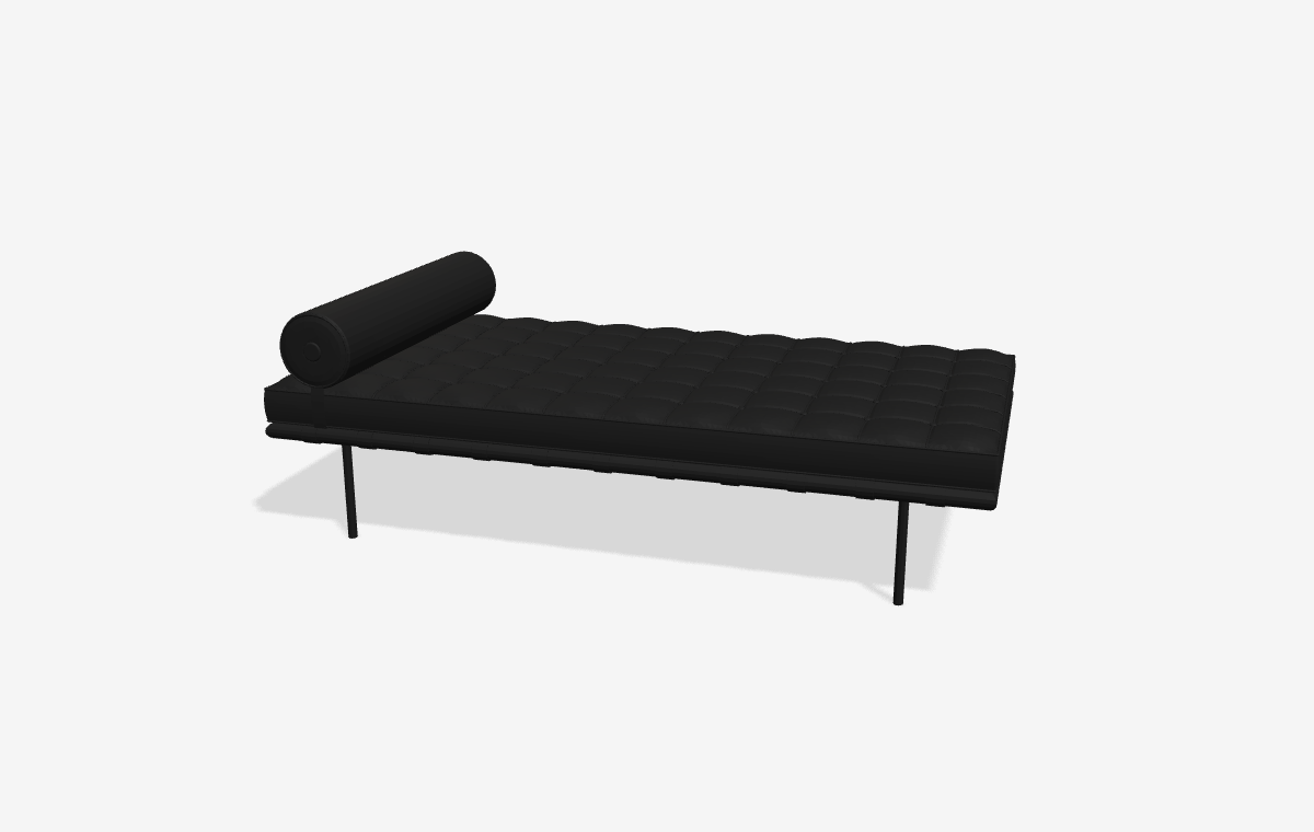 Barcelona Couch i 3D