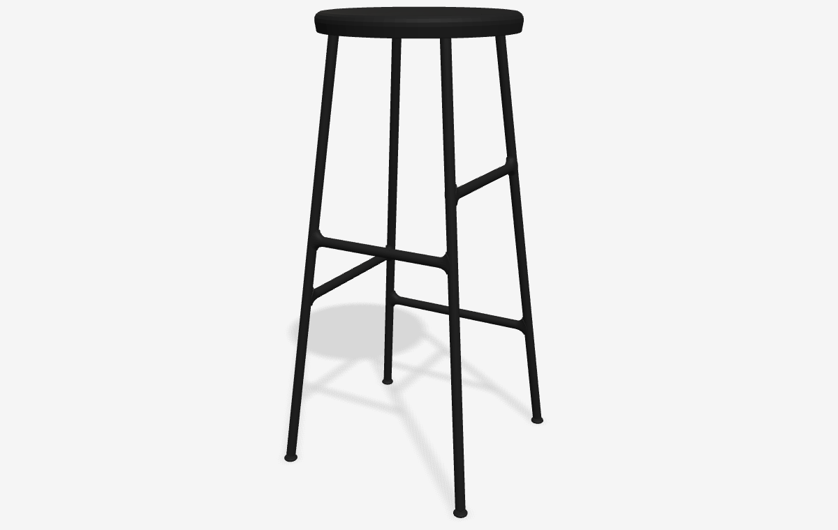 Cornet Bar Stool i 3D