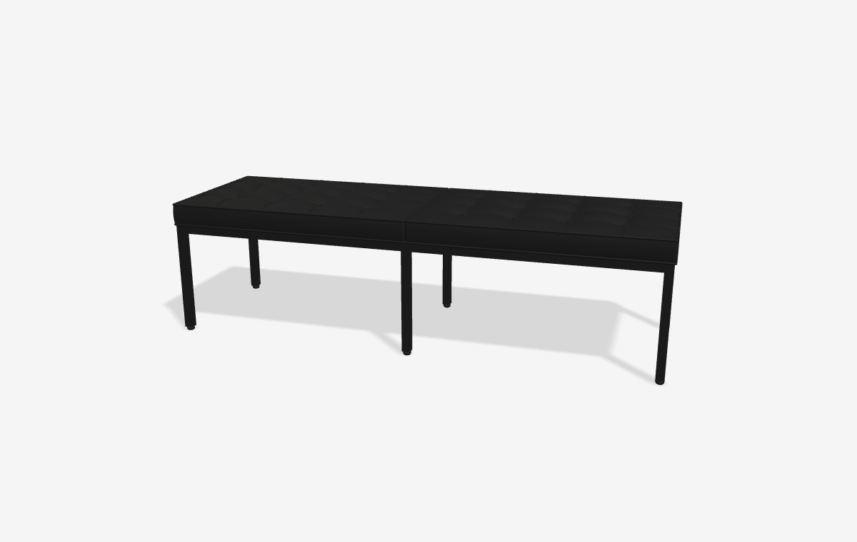 Florence Knoll Bench i 3D