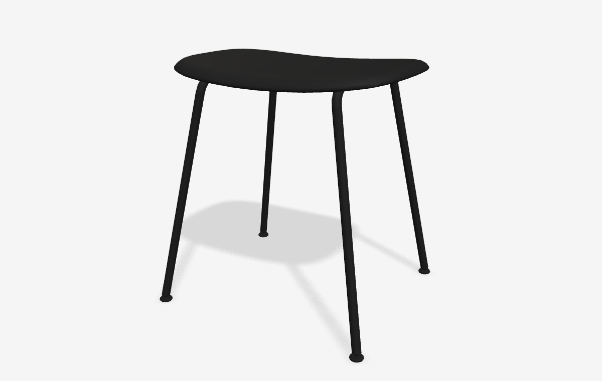 Fiber Stool Tube Base i 3D