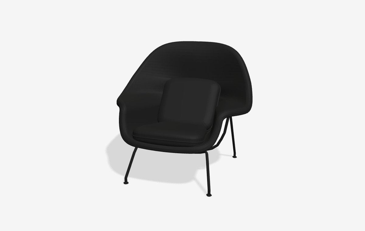 Saarinen Womb Chair i 3D