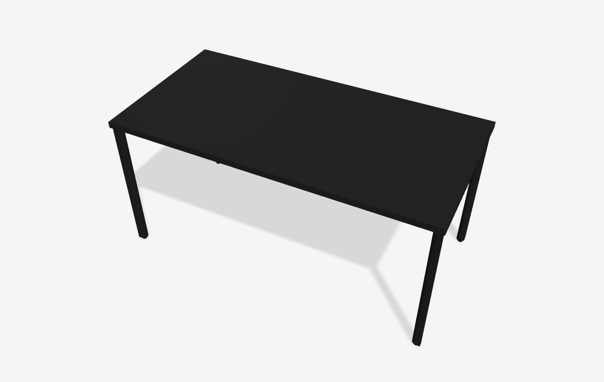 OE1 Rectangular Table i 3D