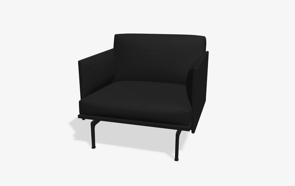 Outline Studio Chair i 3D