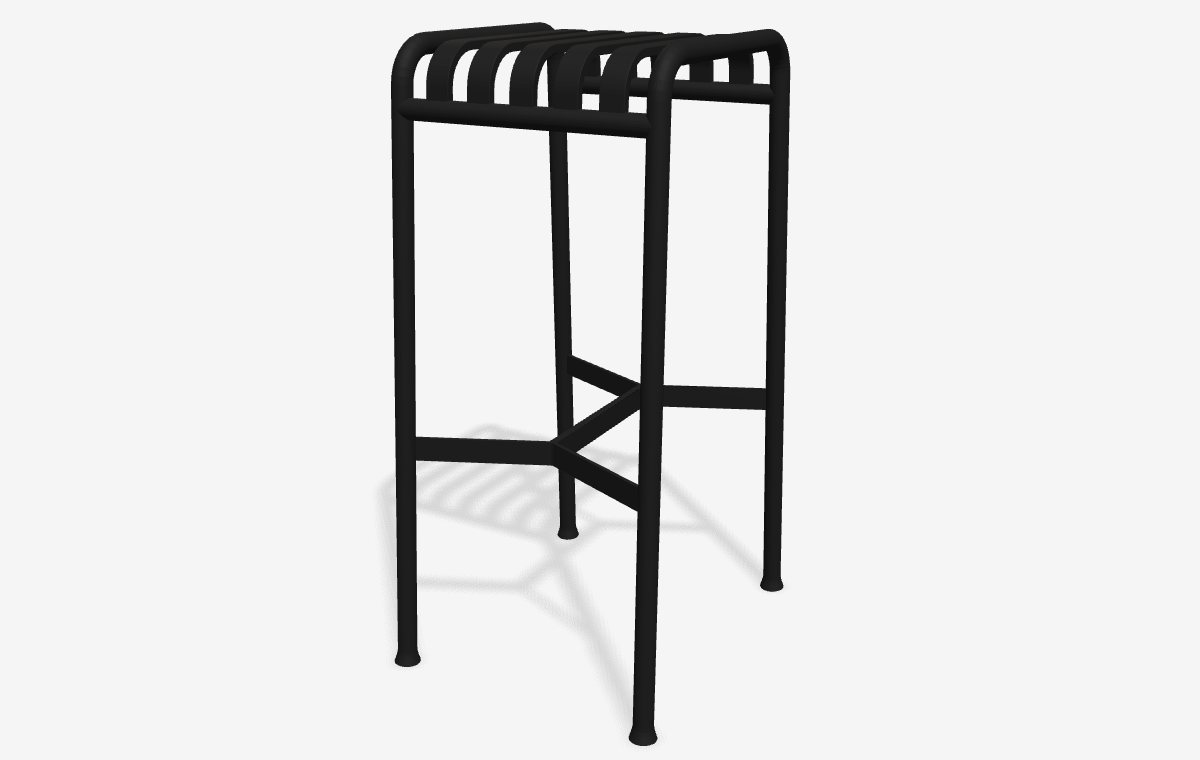 Palissade Bar Stool i 3D