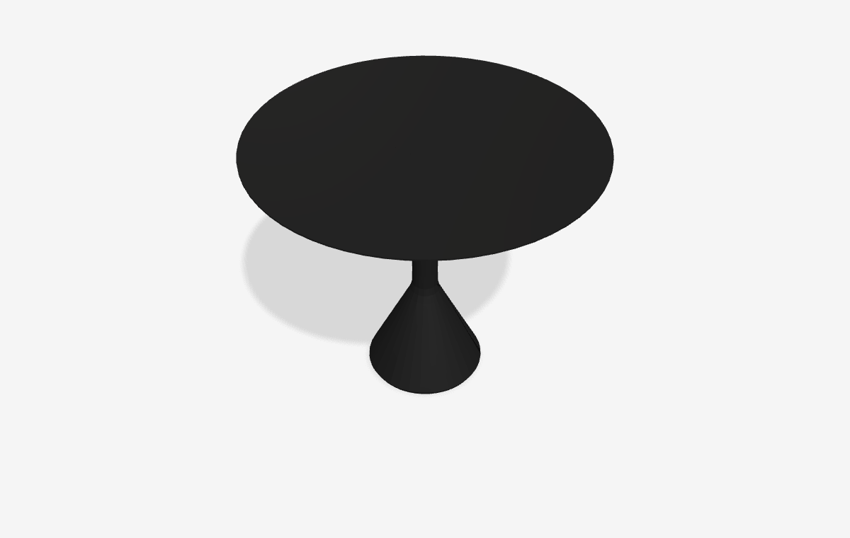 Palissade Cone Table i 3D