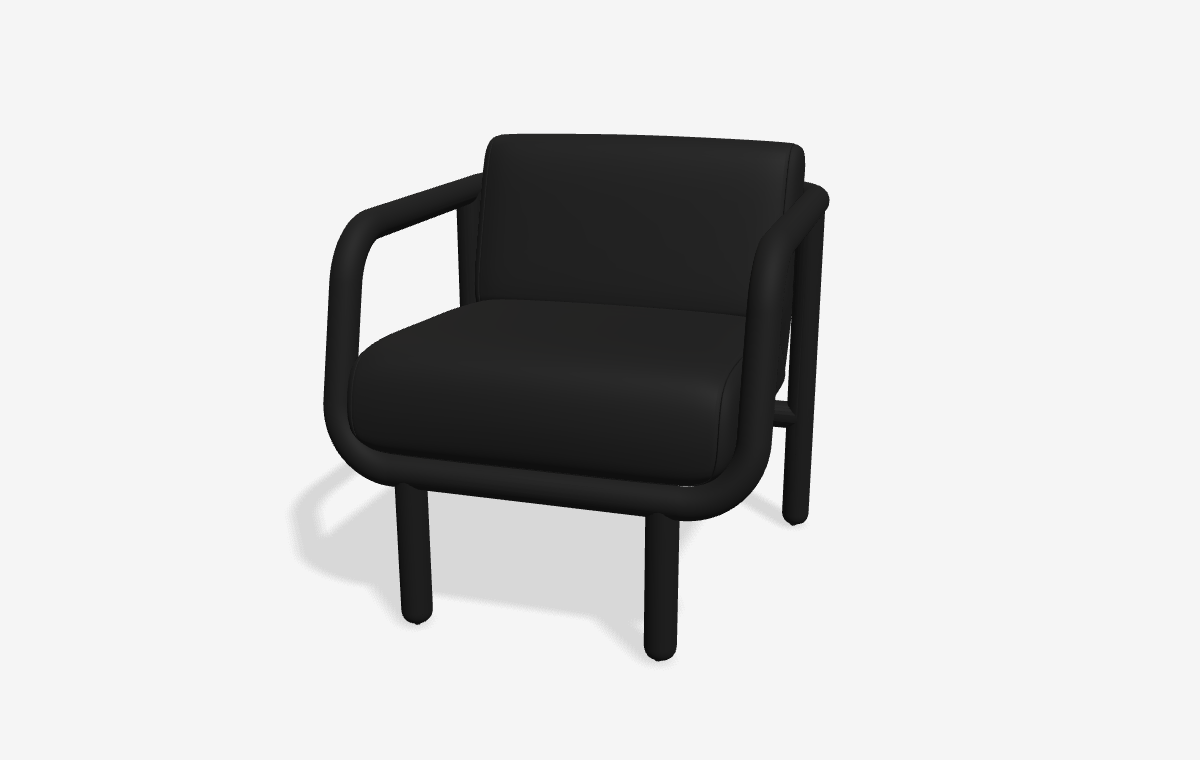 Percy Lounge Chair i 3D