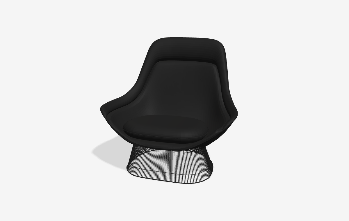 Platner Easy Chair i 3D