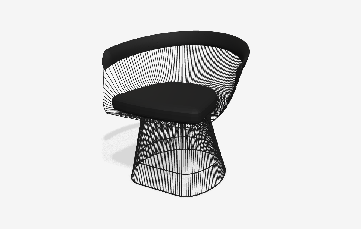 Platner Arm Chair i 3D