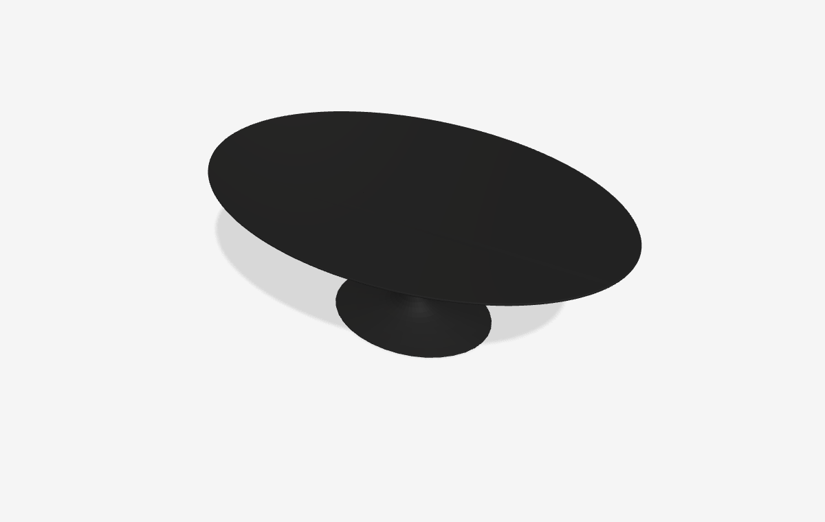 Saarinen Dining Tables i 3D