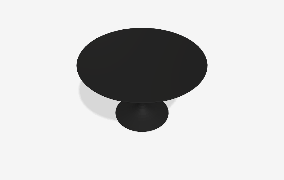 Saarinen Lounge Height Table i 3D