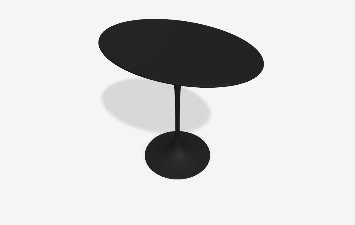 Saarinen Side Table i 3D