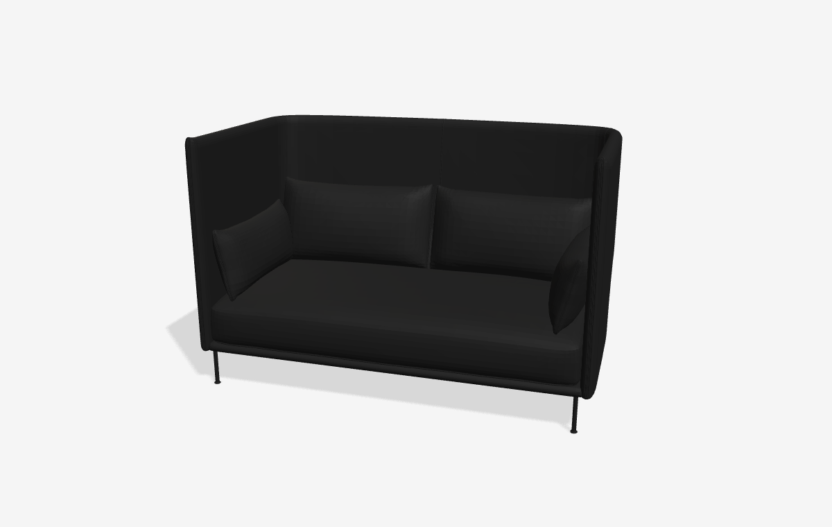 Silhouette Sofa i 3D