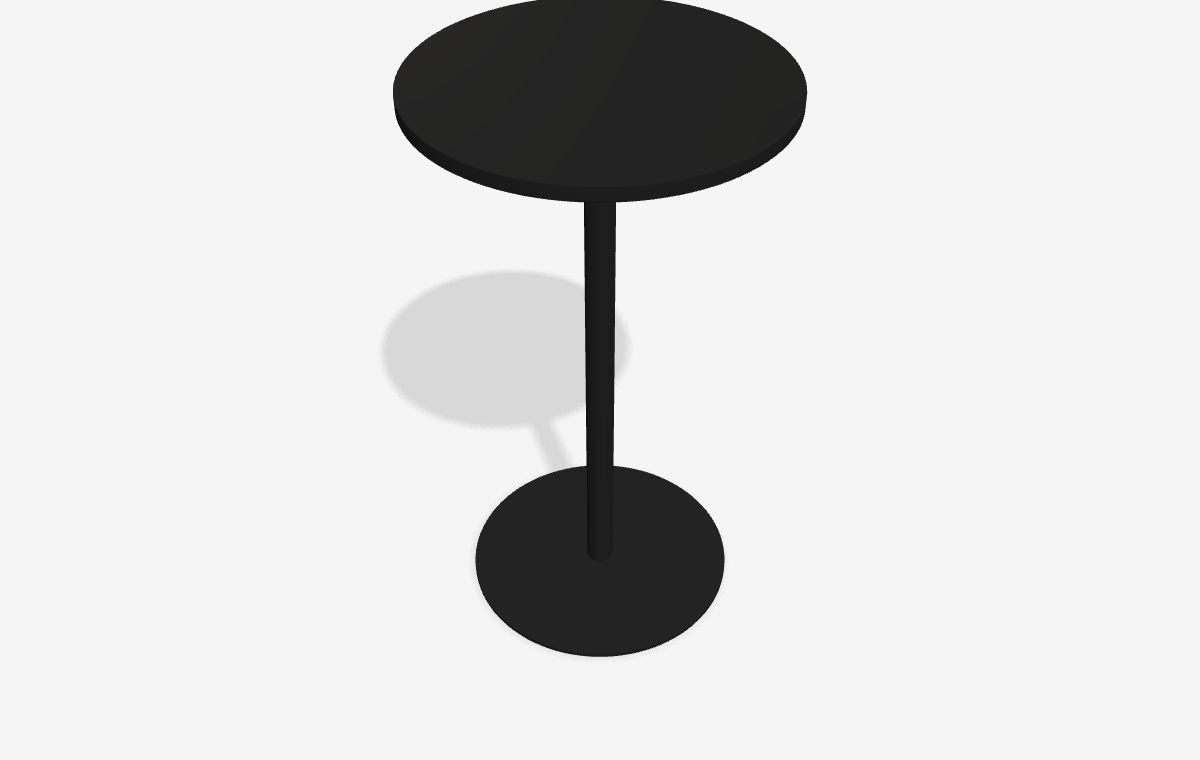 Tier Bar Height Table i 3D