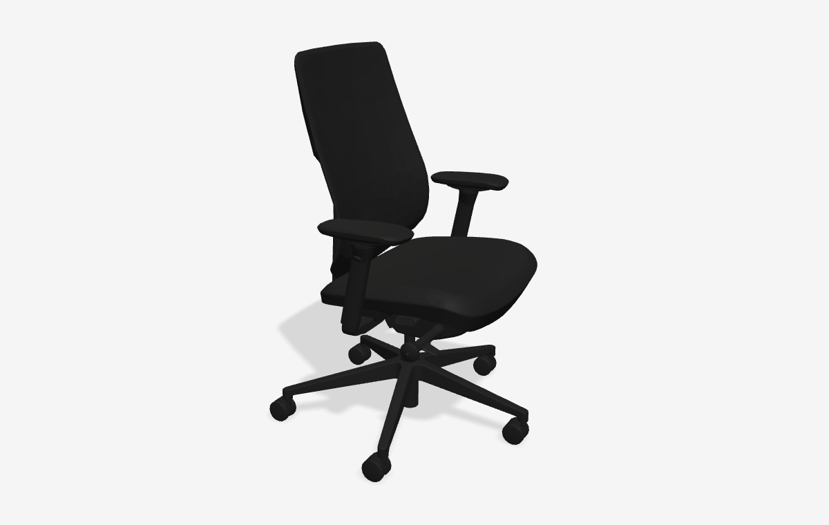 Verus Chair med polymerrygg i 3D