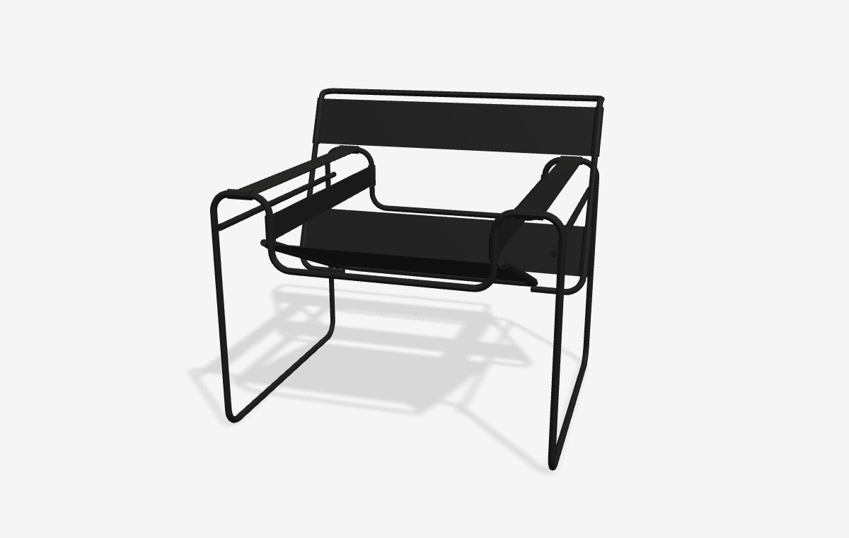Wassily Chair i 3D